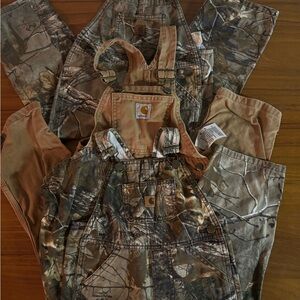 Carhartt Woodland Camo Overalls